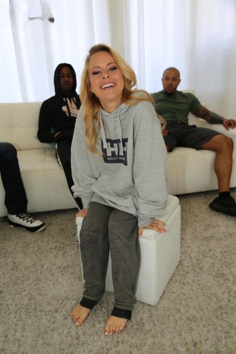 Petite blonde gets fucked hard by a group of black guys with big cocks 79369727
