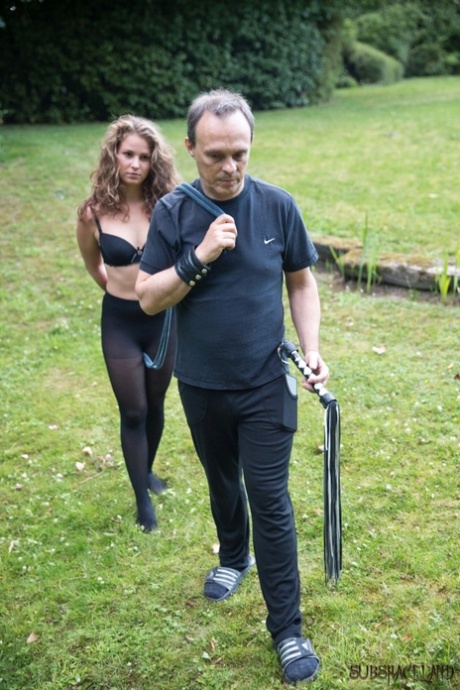 Female sex slave is restrained by her Master before being flogged and fucked 40927531