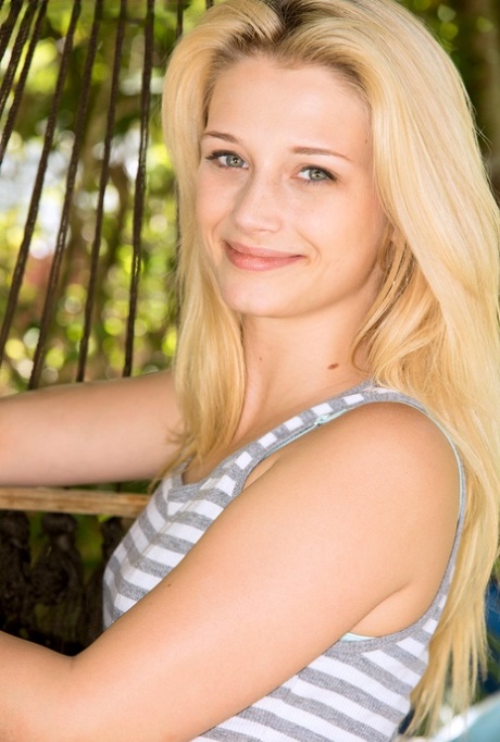 Young looking blonde Aubrey Gold is invited indoors for a doggy style fuck 36727198