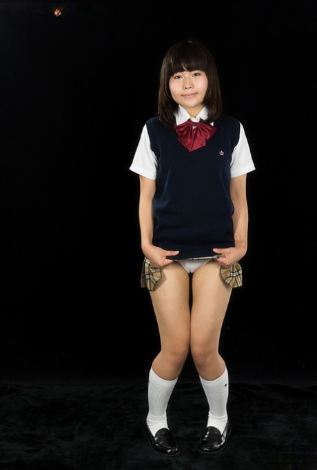 Young -looking Japanese girl sucks on a finger after giving a blowjob 30561852